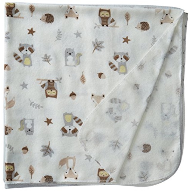 rene rolfe 5 pk.soft flannel baby girls receiving blankets 100 cotton