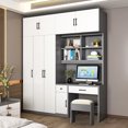 thumbnail image 4 of Drawer Nordic White Wardrobe Modern Luxury Apartment Doors Women Wardrobe Closet Bedroom Clothes Szafy Do Sypialni Furniture My Lux Decor Round, 4 of 19