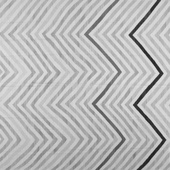 Ahgly Company Machine Washable Indoor Square Abstract Gray Contemporary Area Rugs, 3' Square