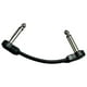 thumbnail image 1 of Cable de guitarra para efectos de pedalera, Cable de guitarra/4 "TS, cables de conexión de guitarra en ángulo recto, Cable de bajo ruido, Cable de 10cm negro Sunnimix Cable de pedales, 1 of 7