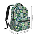 thumbnail image 2 of Rocae Lemon and Leaves Print Lightweight Casual Backpack Travel Hiking Backpack Carry on Laptop Backpack, 2 of 5