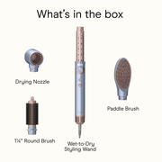 INFINITI PRO CONAIR Wet-to-Dry Styling Wand, 4 Interchangeable Attachments