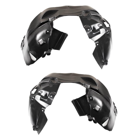 TRQ Front Inner Fender Liner Set Fits Select 2015-2018 Jeep Renegade CH1248184 CH1249184