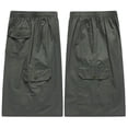 thumbnail image 5 of Cargo Shorts for Men Summer Casual Elastic Waist Straight Leg Loose Fit Knee Length Work Shorts with Pockets, 5 of 8