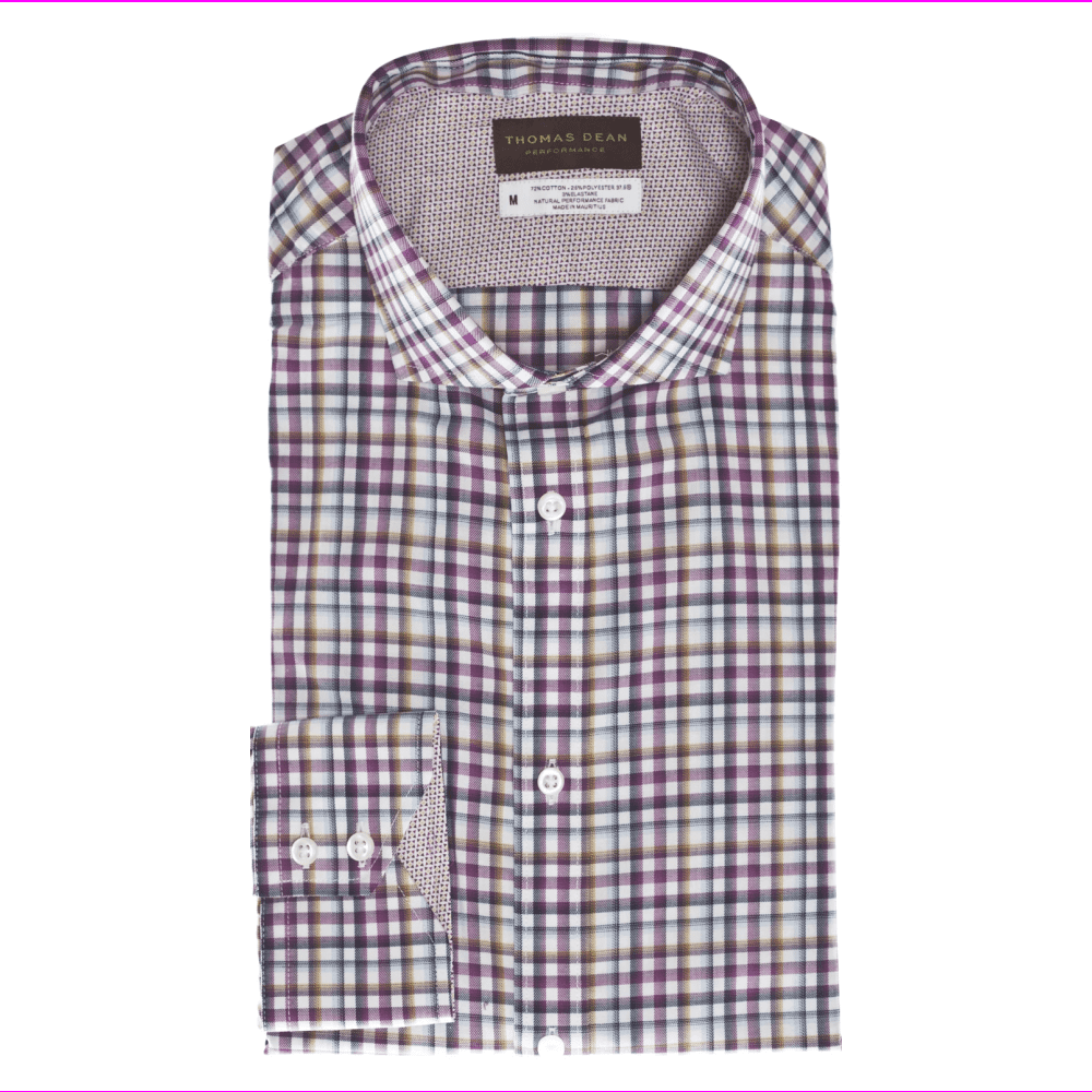 thomas dean long sleeve shirts