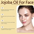 thumbnail image 3 of Organic Jojoba Oil, 4 Fl Oz - Pure, Cold Pressed Jojoba Oil for Skin, Hair, Face and Nails, 3 of 5