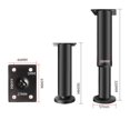 thumbnail image 2 of Telescopic Adjustable Bed Beam Support Foot Reinforced Plastic Furniture Leg, 2 of 6