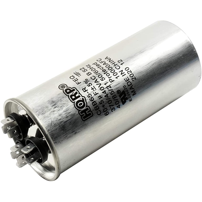 HQRP 60uf 5uf 370V-440V Run Capacitor AC Electric Motor Start HVAC Blower  Compressor Pump Generator 60MFD 5MFD CBB65 370V 370VAC 440VAC - Walmart.com