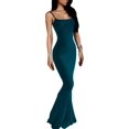 thumbnail image 1 of ORUYROP Robe Maxi Moulante pour Femmes Aguichant à Bretelles Spaghetti Sans Manches Moulante Longue 2023, 1 of 7