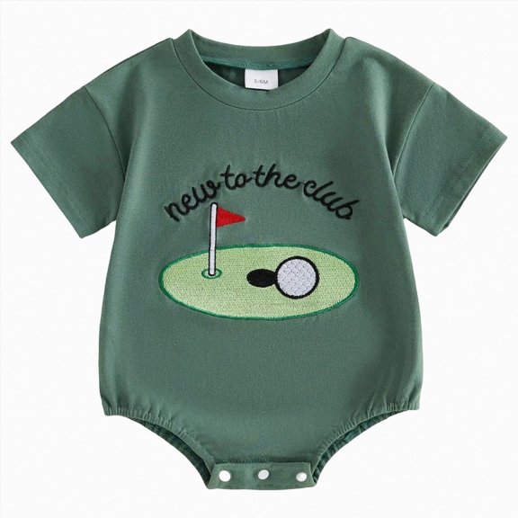 eczipvz Baby Boy Girl Soccer Outfit 9M Newborn Bow Soccer Bubble Romper Bodysuit Short Sleeve Onesie Cute Summer Outfits