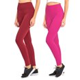 thumbnail image 1 of Women & Plus Seamless Extra Wide Banded High Waist Fleece Warm Leggings (Single & Multi-Packs Available), 1 of 5