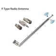 thumbnail image 5 of TONKBEEY F Type FM Radio Antenna Telescopic FM Antenna Replacement Indoor Receiver, 5 of 10