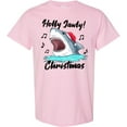 thumbnail image 3 of Inktastic Shark Holly Jawly Christmas T-Shirt, 3 of 5