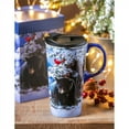 thumbnail image 6 of Cypress Home Ceramic Travel Cup, 17 Oz. ,W/Box, Merry Little Christmas Bear, 6 of 7