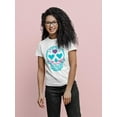 thumbnail image 2 of Love Skull T-Shirt Women -SPIdeals Designs, Female 5X-Large, 2 of 4