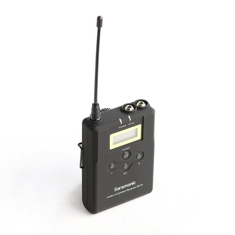 Saramonic UwMic15 UHF Wireless Lavalier Microphone System Saramonic UwMic15 UHF Wireless Lavalier Microphone System