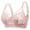 Pink, variant on Women's Ultra-thin Lace Bra without Steel Ring Breast Front Opening Feeding Bra On Beige 36/80BC(36/80BC)