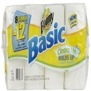 Bounty Basic Paper Towels, 8 Roll count