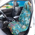 thumbnail image 2 of Garronmavis Waterproof Stain Resistant Front Car Seat Towel Cover, Universal Fit for Cars SUV Trucks Sedan Van, Ideal for Post-Workout Beach Sweating Scenarios, Protects Original Seats from Stains, 2 of 8
