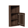 thumbnail image 6 of MIDOQIN 31.89" Bathroom Corner Cabinet, Farmhouse Floor Corner Cabinet with Rattan Barn Door and Adjustable Shelf, Narrow Corner Storage Organizer for Bathroom, Living Room, Kitchen, 6 of 8