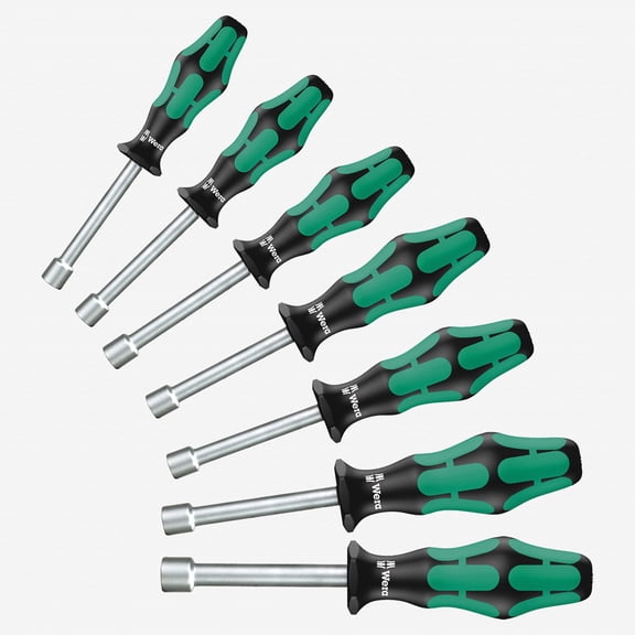 Wera 345230 Kraftform Plus Hollow Shaft Nutdriver Set