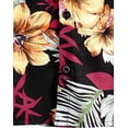 thumbnail image 4 of Mens 100% Cotton Hawaiian Shirts Button Down Short Sleeve Beach Shirts Summer Casual Aloha Shirts, 4 of 10