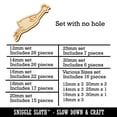 thumbnail image 2 of Silly Rubber Chicken Wood Mini Charms Shapes DIY Craft Jewelry - No Hole - 14mm (26pcs), 2 of 7