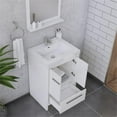 thumbnail image 6 of Alya Bath Sortino 24" Wood Bathroom Vanity with Acrylic Sink in White, 6 of 6