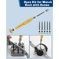 thumbnail image 3 of Vastar Watch Repair Kit, Watch Repair Tools Professional Spring Bar Tool Set, Watch Band Link Pin Tool Set with Carrying Case, 3 of 8