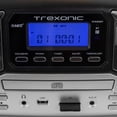 thumbnail image 4 of Tocadiscos Trexonic Retro Bluetooth con Reproductor de CD y 3 Velocidades, 4 of 8