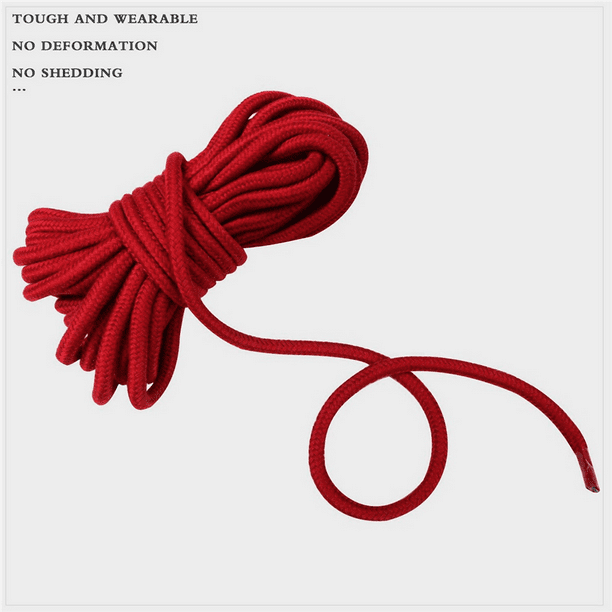 8 Pcs Red Cotton Rope, 8mm Multi Strong Soft Tying Cord for