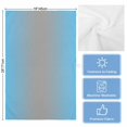 thumbnail image 5 of Blue Grey Ombre 1 Pack Kitchen Towel, Water Absorbent Dish Towel, Modern Gradient Abstract Art Decorative Hand Towels - Quick Drying Cloth for Cooking Baking, 18x28 Inch, 5 of 8