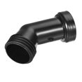 thumbnail image 3 of Uxcell IBC Tank Drain Drainage Tube 60mm Coarse Male to Female Thread Plastic Black, 3 of 5