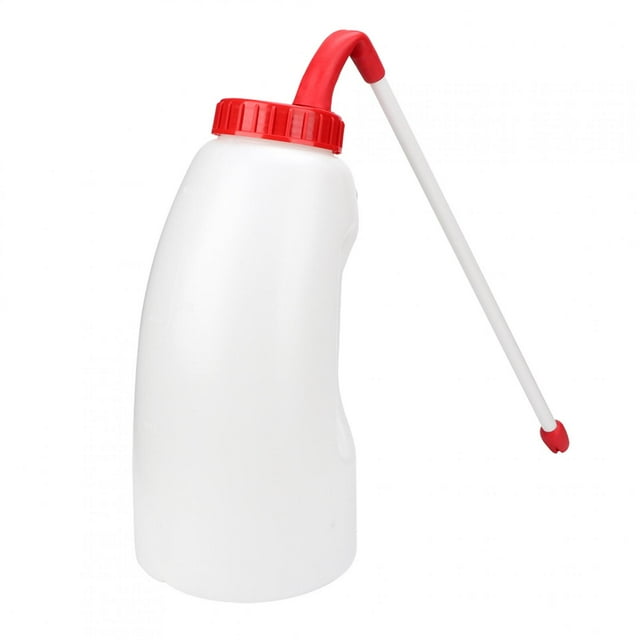 Botella para terneros, botella longitudinal de 4L para terneros, botella para beber para terneros, alimentador de leche para terneros, salida de alta intensidad