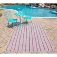 thumbnail image 5 of Novogratz by Momeni Villa Sicily Indoor Outdoor Fuschia Area Rug 2' X 10' Runner, 5 of 6