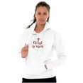 thumbnail image 3 of Jesus Christ Risen Easter Believe God Hoodie Sweatshirt Women Brisco Brands S, 3 of 4