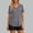 Gray, variant on Soft Workout Tops for Women Short Sleeve V Neck Moisture Wicking UPF 50  Sun Protection Quick Dry Gym Shirts Going Out Tops 2026 Summer Beach Vacation Outfits