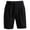 #046-Black, variant on Men's Linen Blend Casual Shorts Elastic Waist Drawstring Business Summer Beach Chino Pants Gift