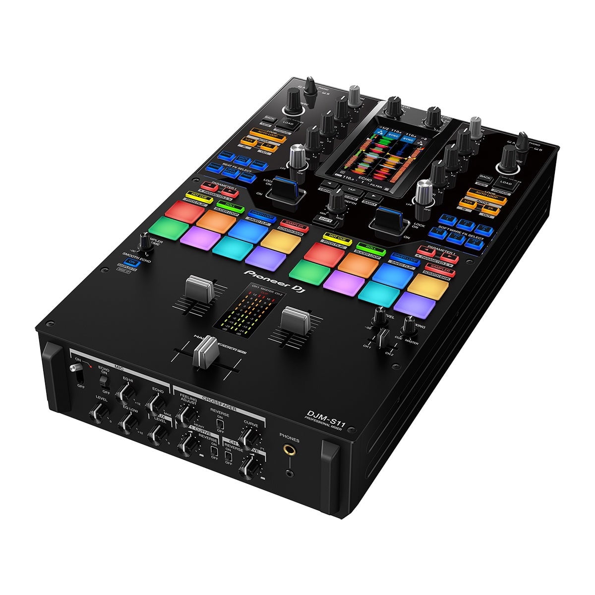 Pioneer DJ 428260 DJ 2 Channel Mixer with Dual USB Audio Interfaces