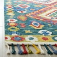thumbnail image 2 of SAFAVIEH Aspen Linnette Geometric Wool Area Rug, Green/Red, 8' x 10', 2 of 4