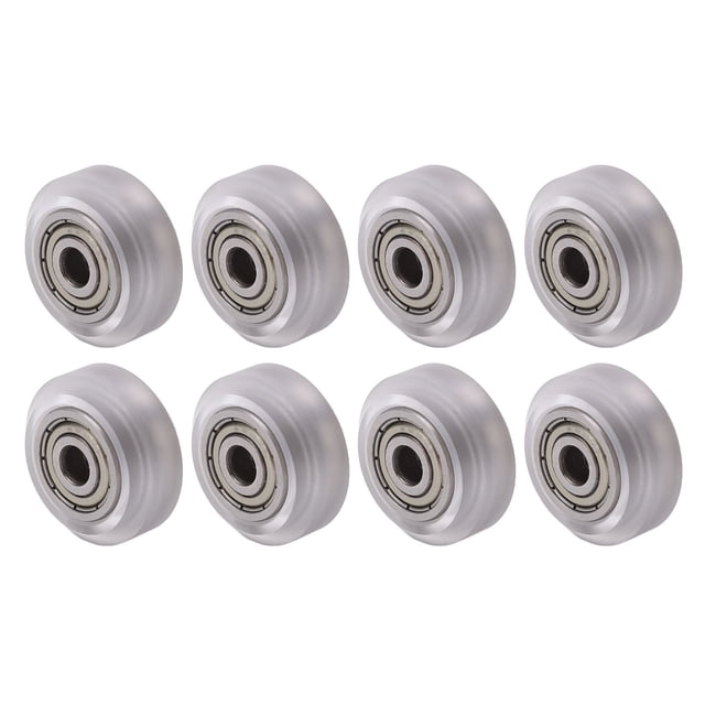 Polea de policarbonato para impresora 3D, 16 piezas, rueda de polea con cojinete de policarbonato para impresora 3D, ruedas para impresora 3D, salida de alta intensidad