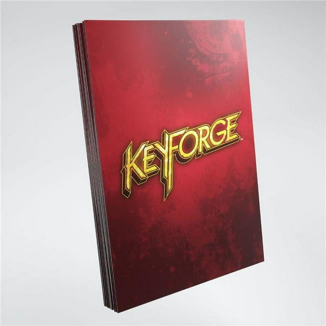 Game Genic GG1004 DP - KeyForge Logo, Red - Pack of 100