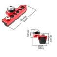 thumbnail image 4 of Pastillas de Freno Eigraketly 1 Par Bicicleta Rojo Negro, 4 of 6