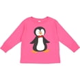 thumbnail image 3 of Inktastic Cute Penguin, Little Penguin, Penguin with Bow Tie Boys or Girls Long Sleeve Toddler T-Shirt, 3 of 5