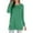 Green, variant on Women's Fall Long Sleeve Side Split Loose Blouses Casual Pullover Tunic Tops
