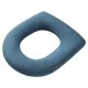 thumbnail image 1 of Funda para asiento de inodoro - Calentador de asiento de inodoro de tela gruesa y de felpa para asientos de inodoro redondos y alargados - Lavable, 1 of 6