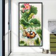 thumbnail image 2 of Hilo Algodón Ecológico Bordado Punto Cruz Con Patos Mandarines 11CT 35x55cm, 2 of 9