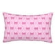 thumbnail image 1 of Balery Pink bows Funda de Cojín Estampada, Regalos para Mujeres, Regalos de Amor para Ella, Regalos para Novia o Esposa, Funda de Almohada-16"x24", 1 of 6