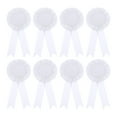 thumbnail image 1 of Uxcell Blank Award Ribbon, Honorable Participation Badge Ribbons for Sports Event Prizes White, 1 of 6