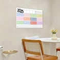 thumbnail image 6 of 2025 Yearly Schedule Monthly Journal Large Planner Calendar - Big Note Sections, Durable & Stylish, Easy to Use for Task Planning, Perfect Wall Calendar for Home Office Organization Multicolor, 6 of 6